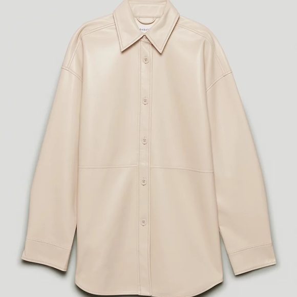 Aritzia Babaton Pelli Vegan Leather Shirt Jacket (s) - Picture 2 of 5
